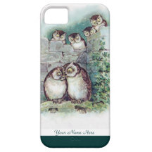 Cute Owl iPhone5 Case by Louis Wain iPhone 5 Covers