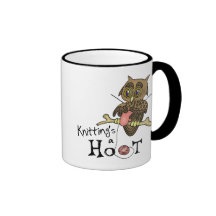 Cute Owl Knitting Mugs