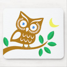 Cute Owl Mousemat