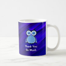 Cute Owl Thank You Mug