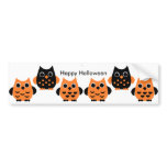Cute Owls say BOO! Bumper Sticker