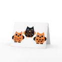 Cute Owls say BOO! cards