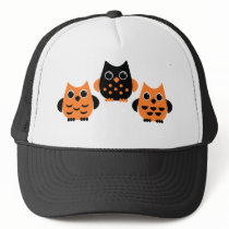Cute Owls say BOO! Hats