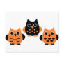 Cute Owls say BOO! Postcards