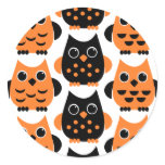 Cute Owls say BOO! stickers