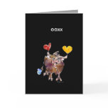 Cute OX Valentines Day Card