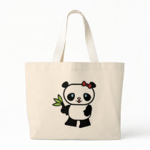 Cute Panda Canvas Bag