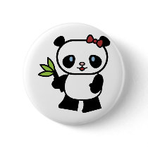 Cute Panda Buttons
