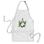 Cute panda ink drawing aprons