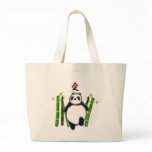 Cute panda ink drawing bags