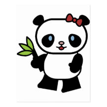 Cute Panda Postcard