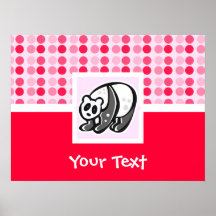Cute Panda Print