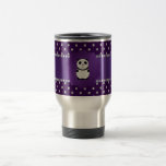 Cute panda purple diamonds coffee mugs