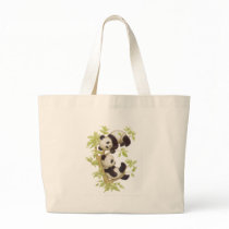 Cute Pandas Canvas Bags