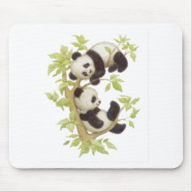 Cute Pandas Mouse Pad