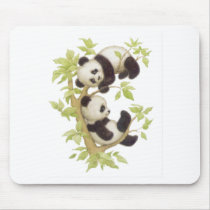 Cute Pandas Mouse Pad