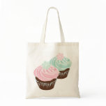 Cute Pastel Frosted Cupcakes Bags