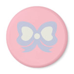CUTE PASTEL PINK PURPLE RIBBON magnets