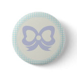 CUTE PASTEL POLKADOTS AND RIBBONS BLUE PURPLE buttons