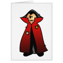 CUTE PATCHY DRACULA VAMPIRE CARDS