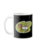 cute patriotic bunny rabbit mug