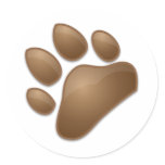 cute paw print stickers