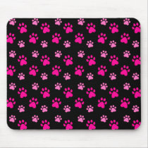 Cute Paw Prints mousepad
