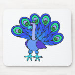 cute peacock mousepads