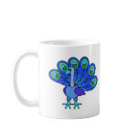 cute peacock mugs