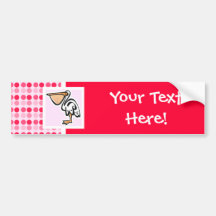 Cute Pelican Bumper Sticker