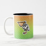 Cute Pelican; Colourful Mug