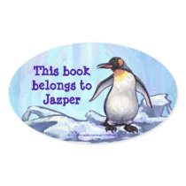 Cute Penguin Bookplate