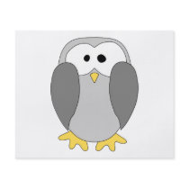 Cute Penguin Cartoon. Personalised Flyer