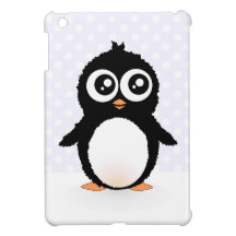 Cute penguin cartoon iPad mini cover