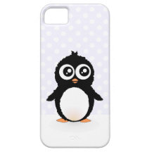 Cute penguin cartoon iPhone 5 cover