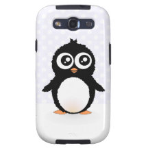 Cute penguin cartoon samsung galaxy s3 case