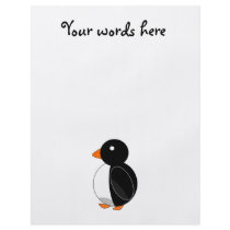 Cute penguin custom flyer