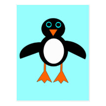 Cute Penguin Postcard