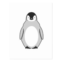 Cute Penguin Postcard