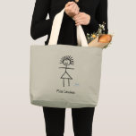 Cute Personalised Funny Cartoon Teacher's Book Bag