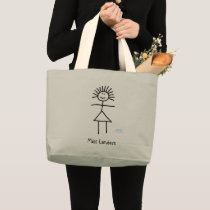 Cute Personalised Funny Cartoon Teacher's Book Bag