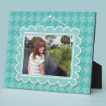 Cute picture frame with polkadots plaques