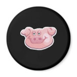 cute pig face magnets