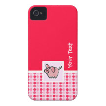 Cute Pig iPhone 4 Cover