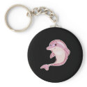 cute pink dolphin keychains