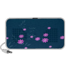 Cute Pink flowers Speaker System