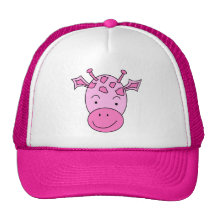 Cute Pink Giraffe. Trucker Hat