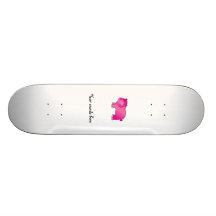 Cute pink hippo skate boards
