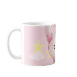 Cute pink Kawaii Bunny rabbit falling from stars mugs