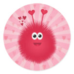 Cute Pink Love Bug stickers
